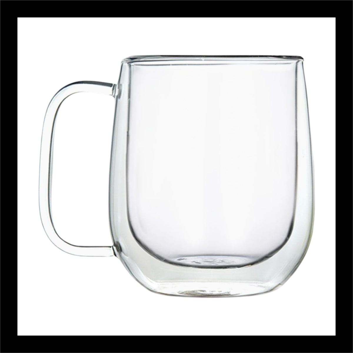 Kaffe 10oz Double-Wall Glass Coffee Mug