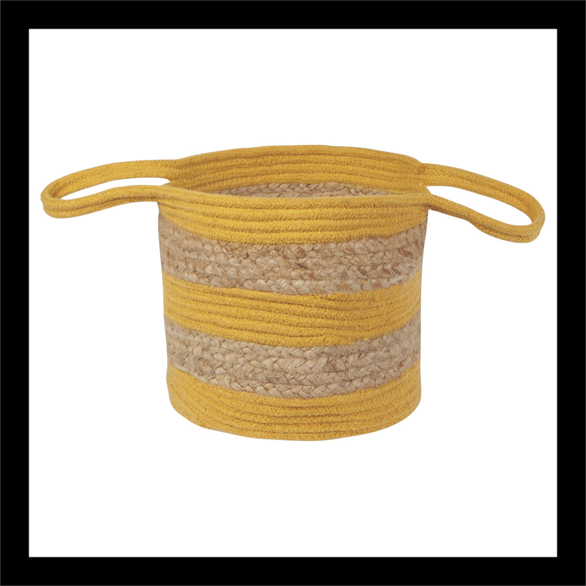 Heirloom Ochre Jute Basket