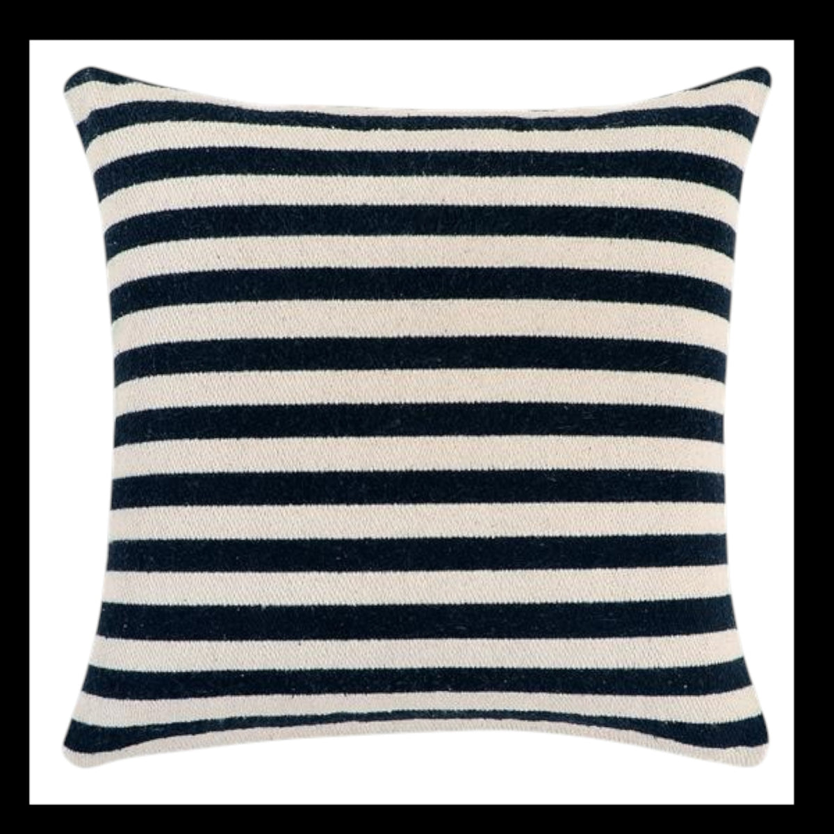 Black & White Striped Pillow