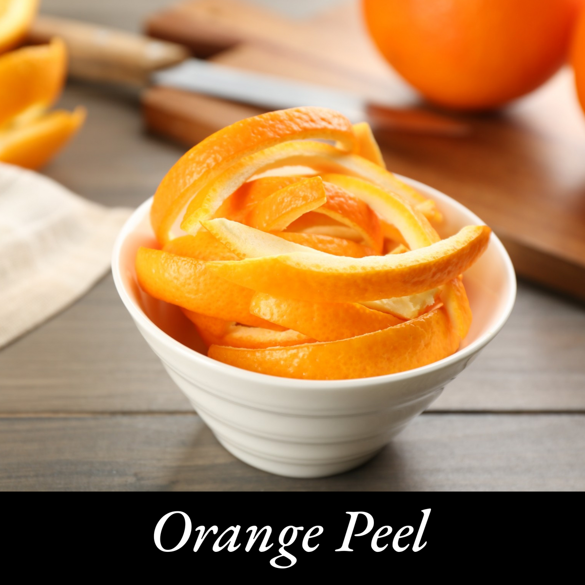 Orange Peel Scented Candle