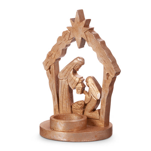 HOLY FAMILY TEALIGHT