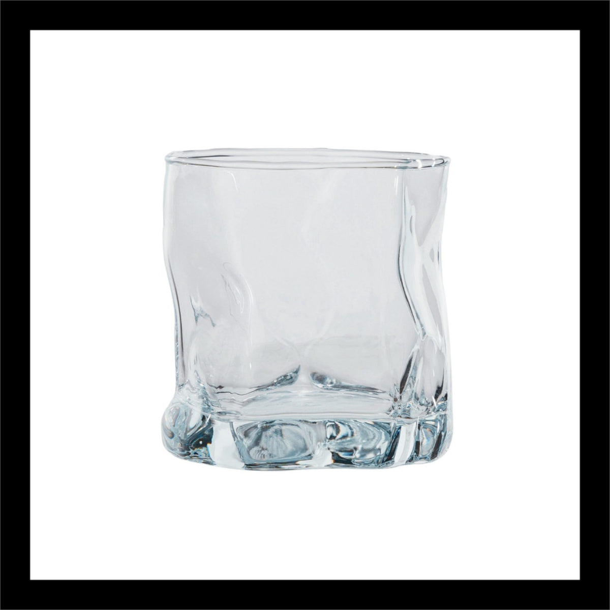 Organic Shaped Lowball Drinking Glass