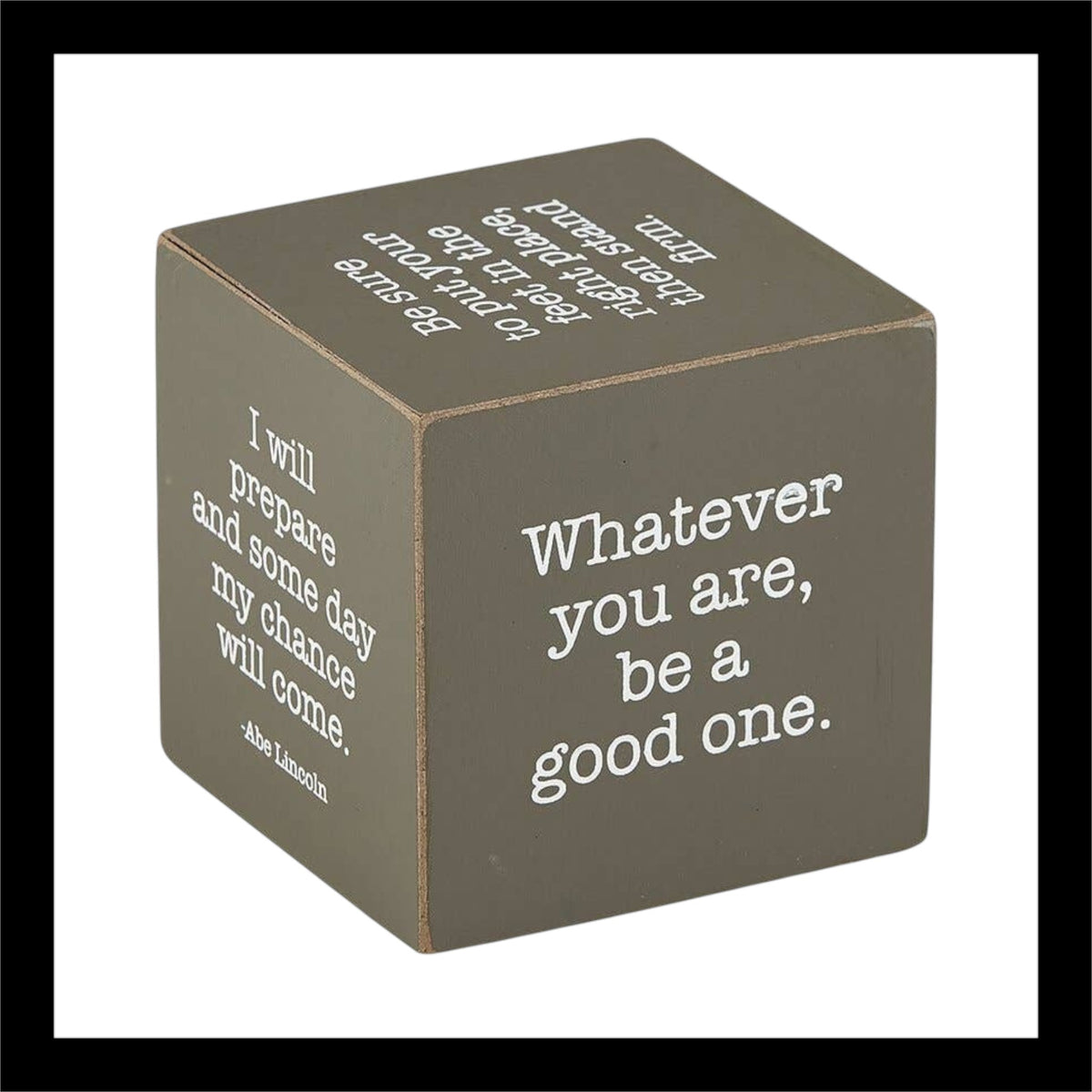 Abe Lincoln Quote Cube