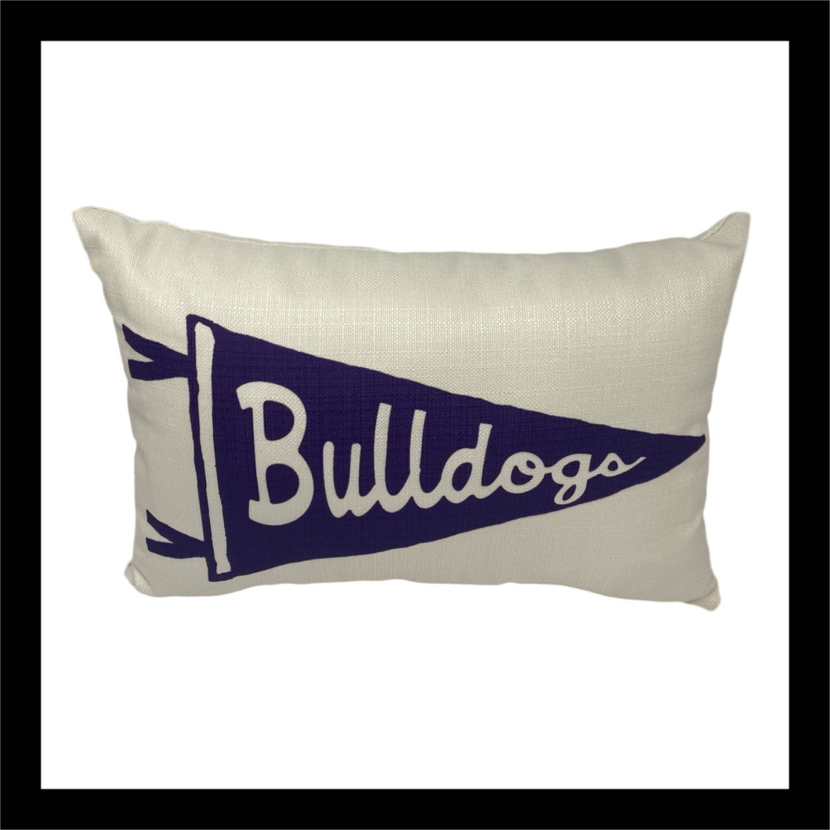 Kearney Bulldogs Pennant Pillow – School Spirit Decor