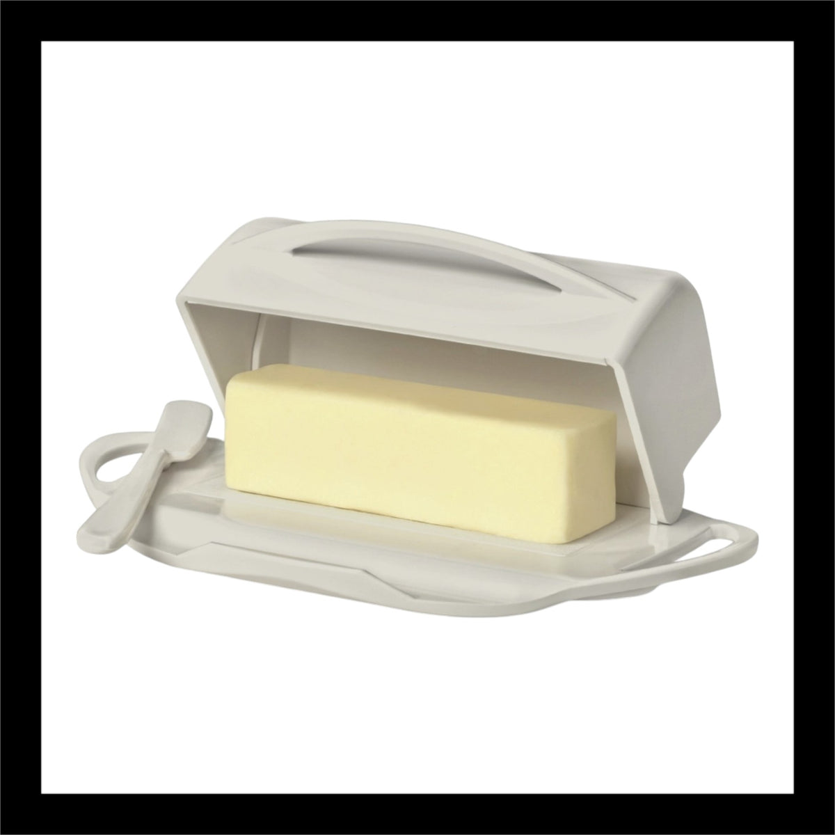 Flip-Top Butter Dish