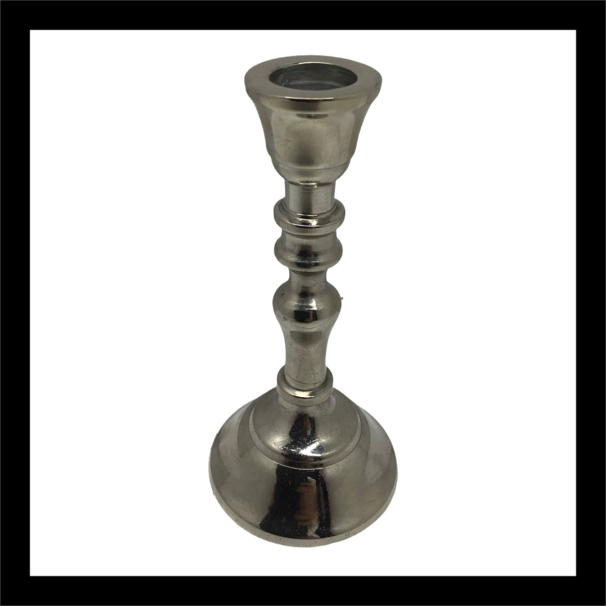 Elegant Silver Taper Candle Stick – 5.75-Inch Classic Holder