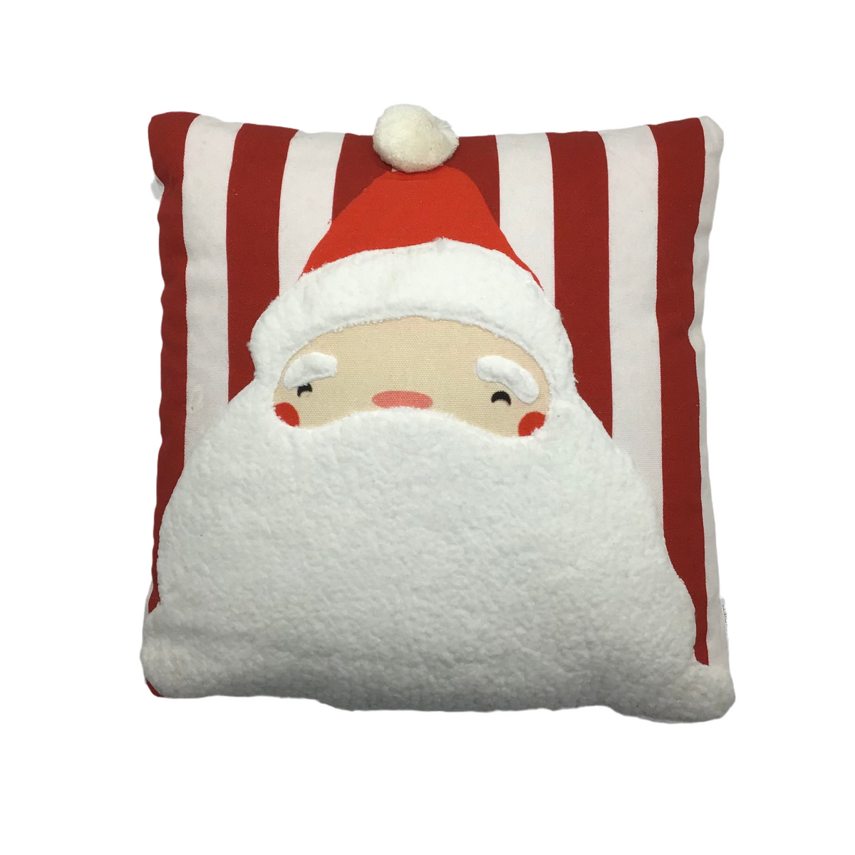 WOVEN SANTA PILLOW