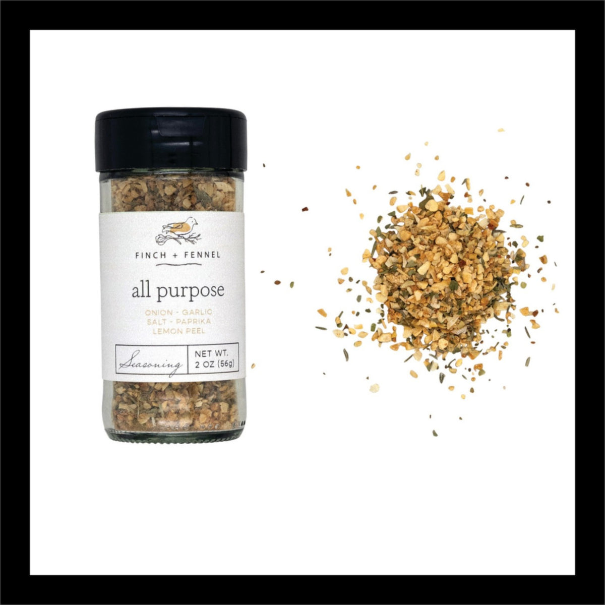 All-Purpose Seasoning Jar – Finch & Fennel Gourmet Blend