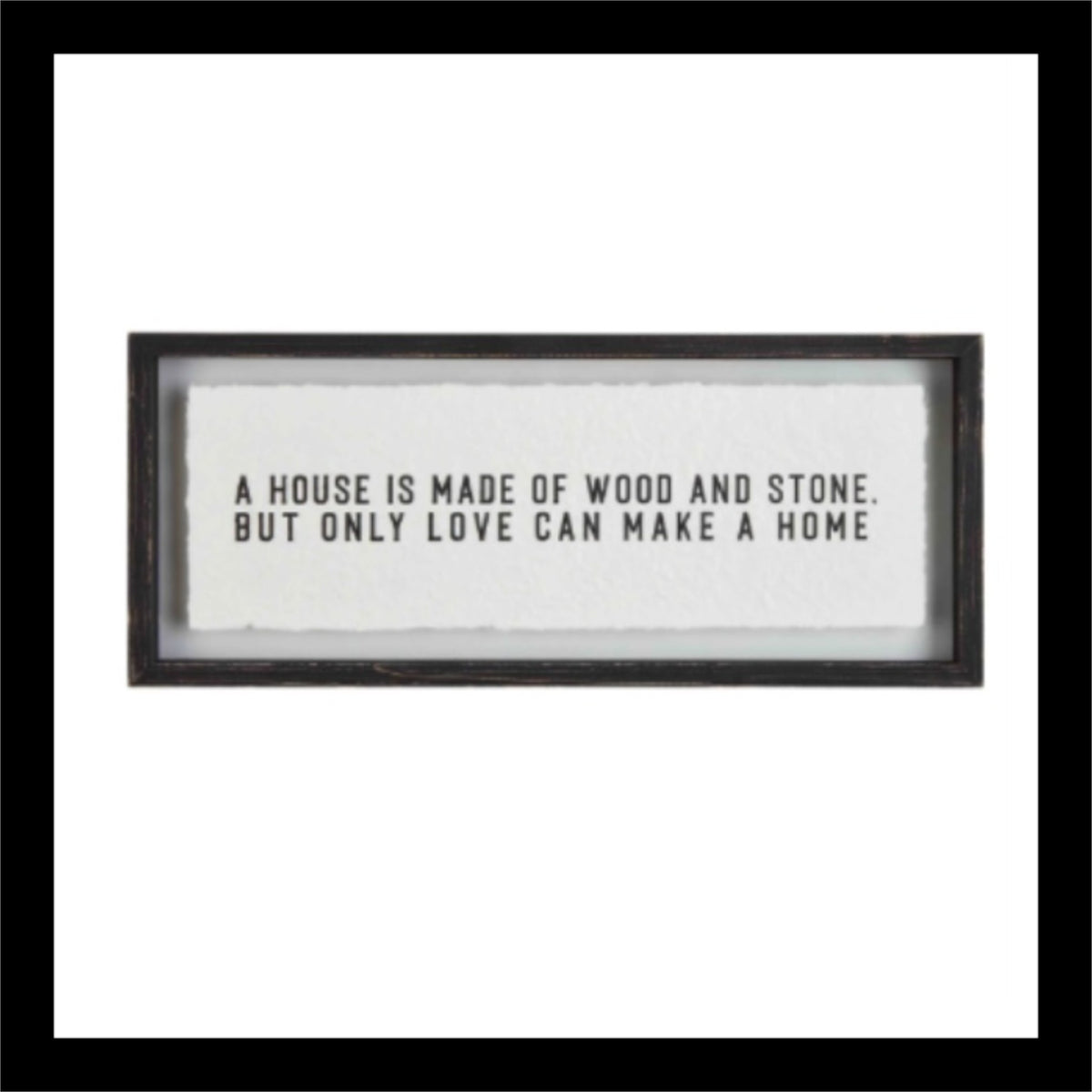 House Made Love Quote - Framed Wall Art