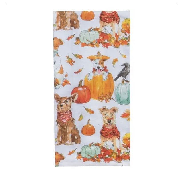 H6538 HARVEST DOGS DP TOWEL