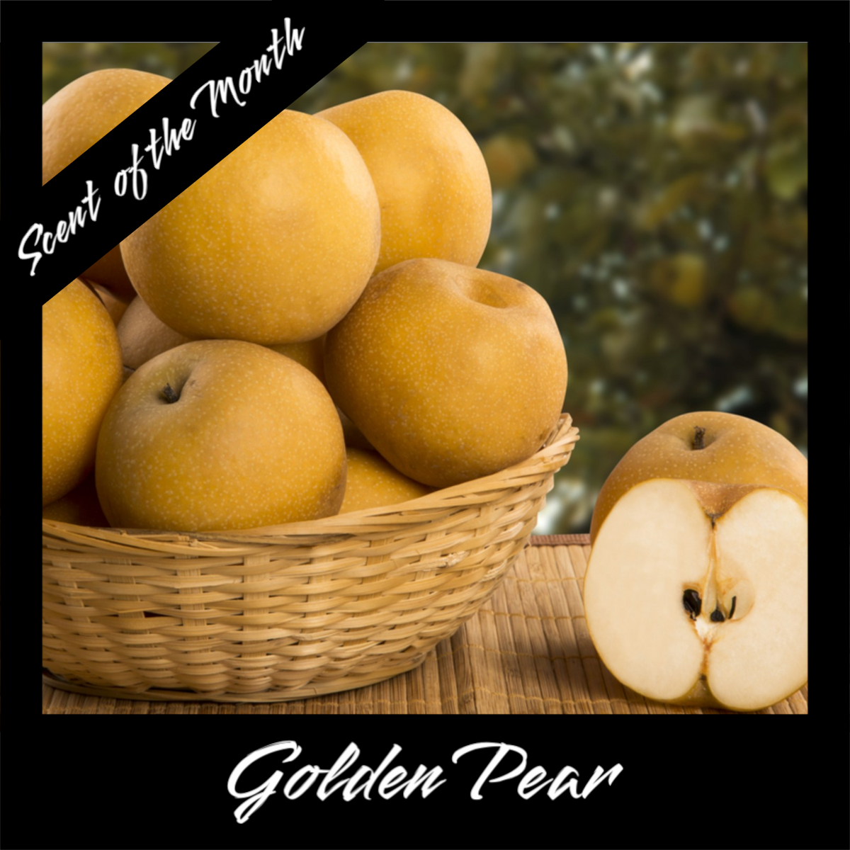 Golden Pear Candle – Fresh Pear, Hints of Peach & Green Apple