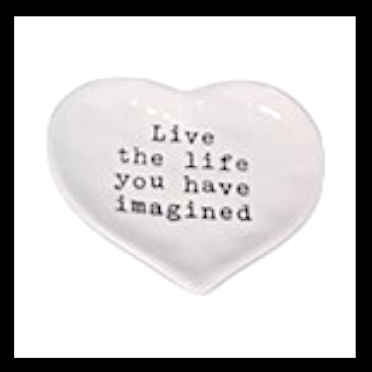 Ceramic Heart Trinket Dish B
