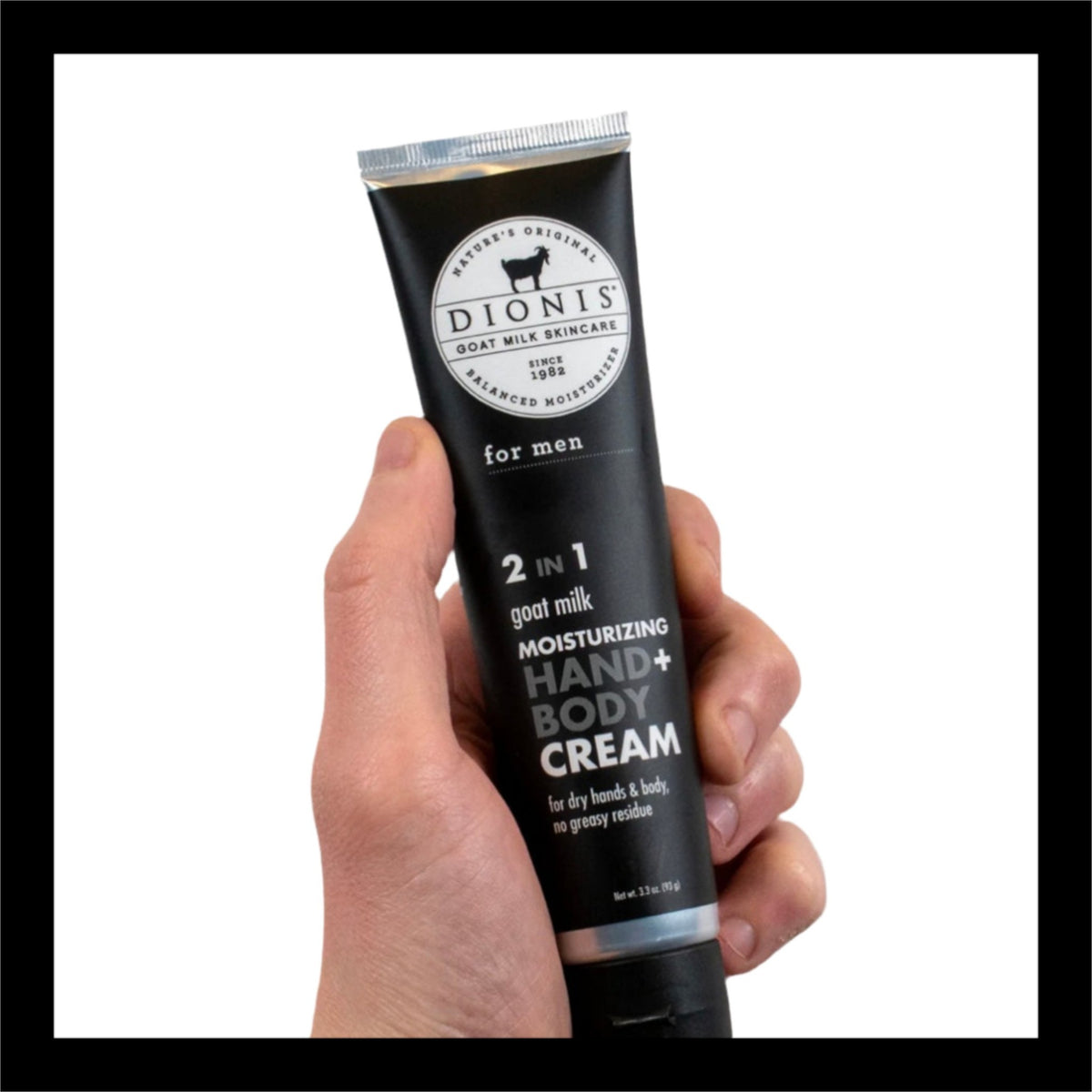 Men’s Body & Hand Cream 2-in-1 Moisturizer 3.3 oz