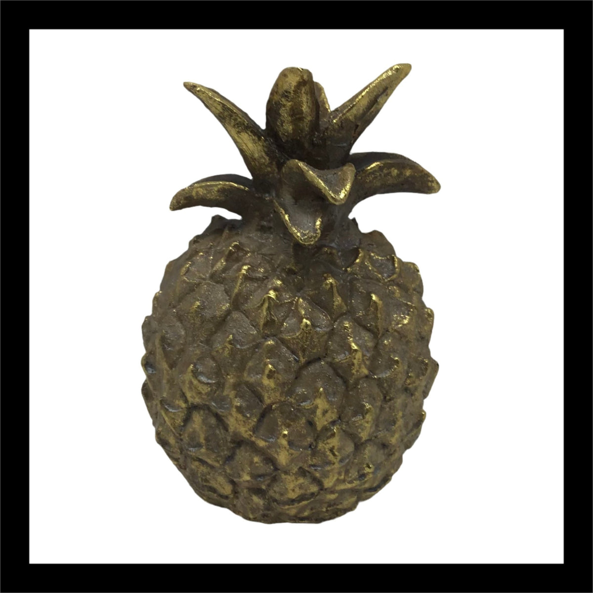 7-Inch Gold Pineapple Decor – Elegant Tropical Accent