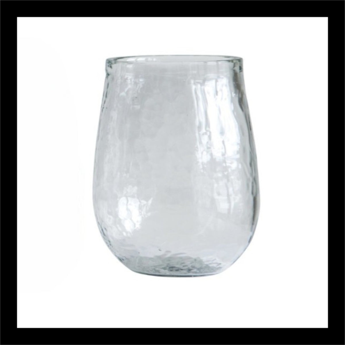 Recycled Glass Stemless Wine Glass