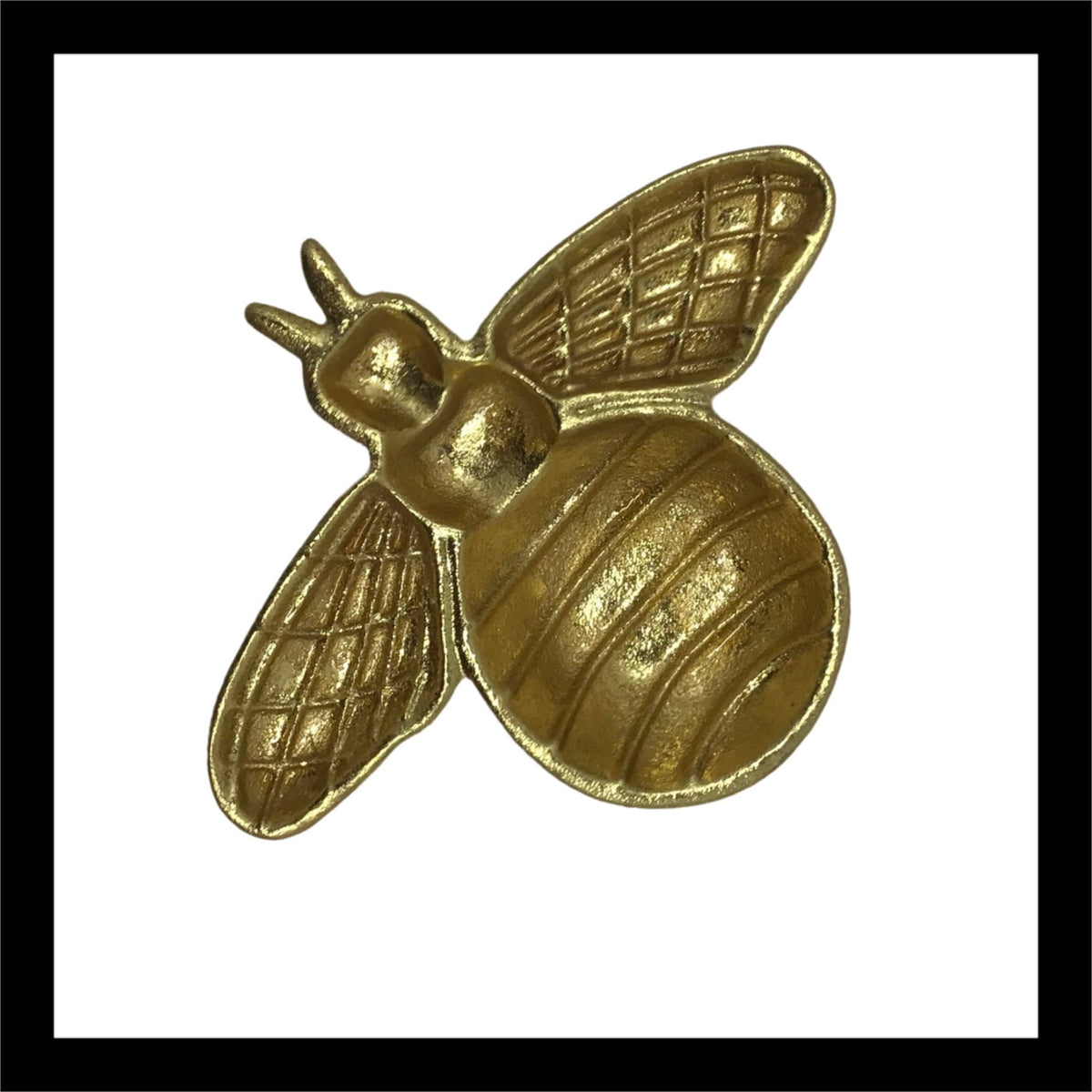 8-Inch Gold Iron Bee Table Accent – Elegant and Versatile Decor